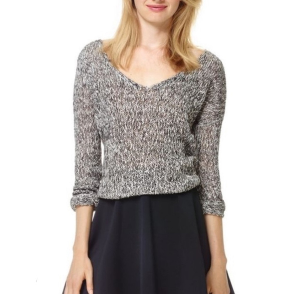 Tulula Avenue Asymmetrical Loose Knit Sweater